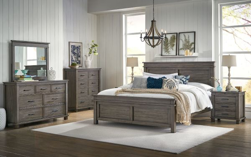 Picture of QUEEN PANEL BED