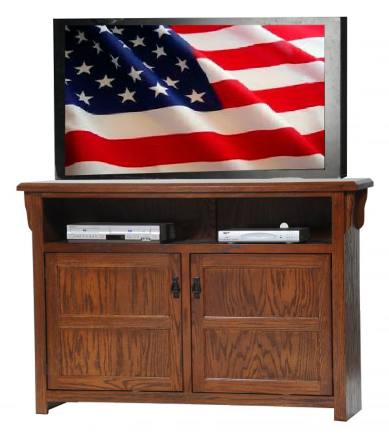 Picture of Oak Tall TV Stand