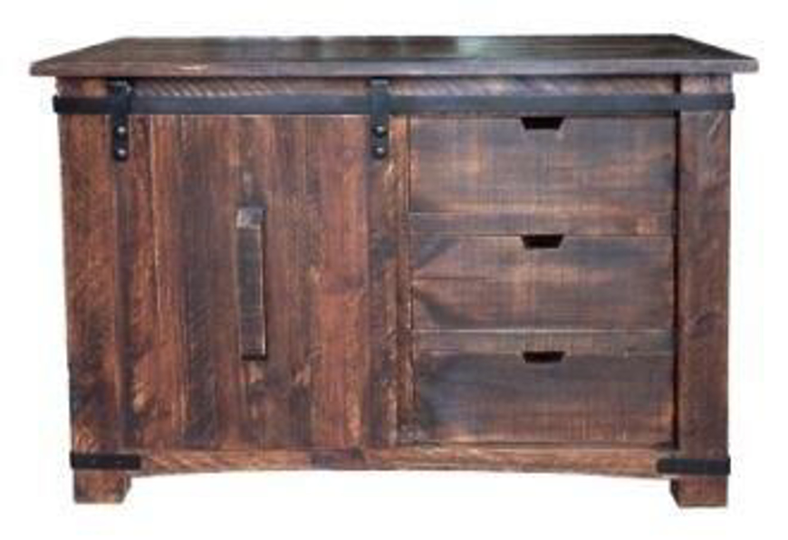 Picture of RUSTIC 50" RECLAIM MEDIUM WAX BUFFET - MD923