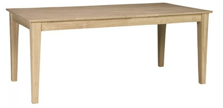 Picture of Solid Top Table w/shaker legs