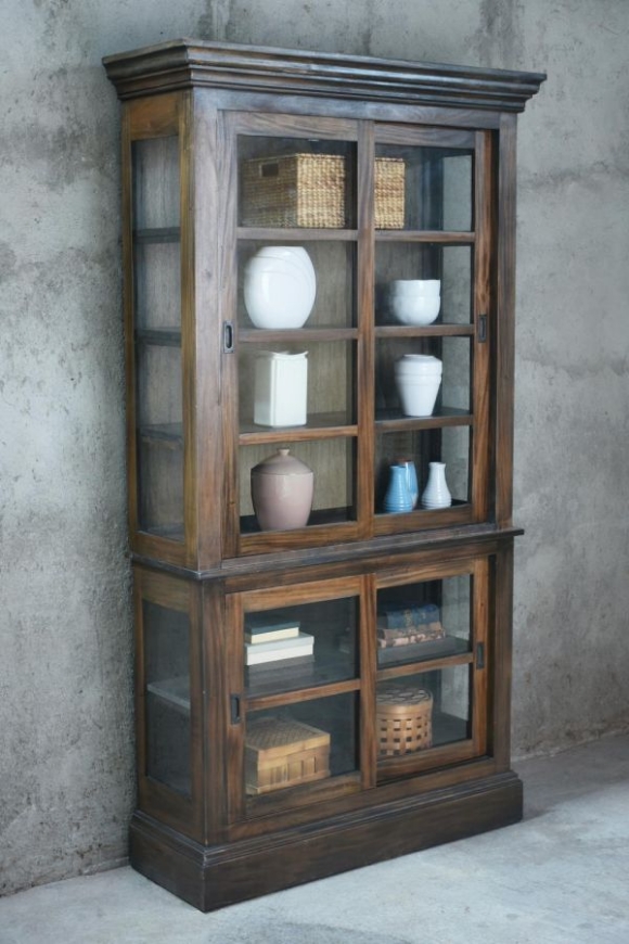 Picture of HANCOCK ARMOIRE 4 GLAZED SLIDI